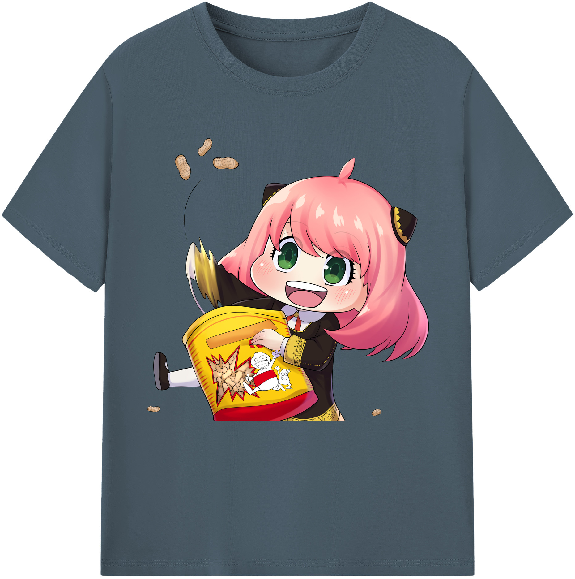 （画像用） SPY×FAMILY间谍家家酒 綿100％半袖Tシャツ（フロントプリント）